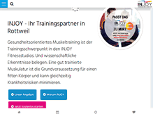 Tablet Screenshot of injoy-rottweil.de